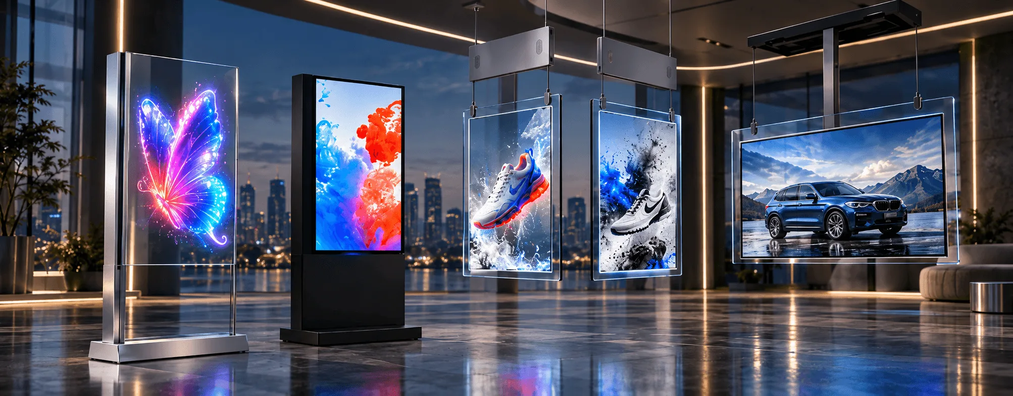 Rising Light commercial display systems