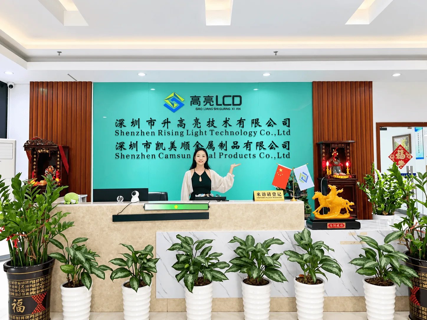 Reception of Shenzhen Rising Light Technology